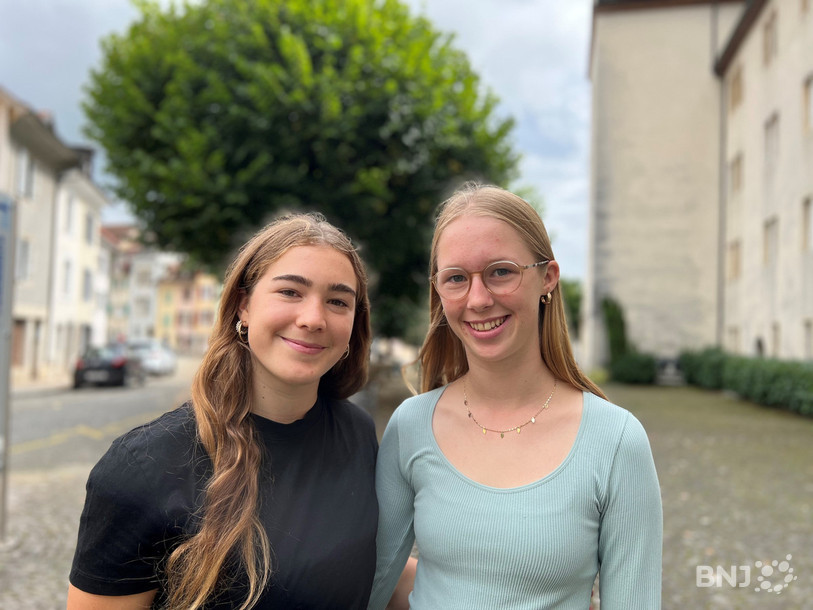 Léa Schäublin (à gauche) et Méline Chappatte, les deux fondatrices de La Relaide.