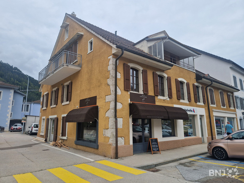 L'hôtel et le tea-room prendront place dans l'immeuble qui abrite la boutique de Fleurier.