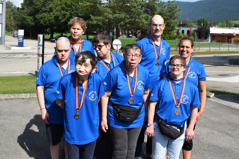 L'équipe Procap Sport de Porrentruy a ramené 8 médailles.