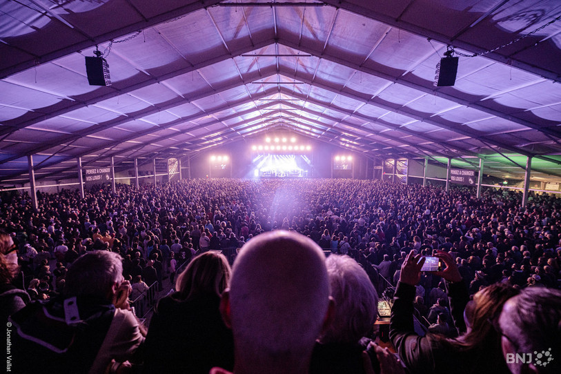 Le patron du festival Gilles Pierre est très satisfait de ce Chant du Gros 2024. (Photo : Jonathan Vallat).