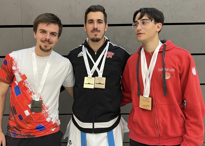 De gauche à droite : Julien Codes, Matias Moreno Domont et Léandro Petrone se sont une nouvelle fois imposés en équipe. (Photo : Christian Domont)