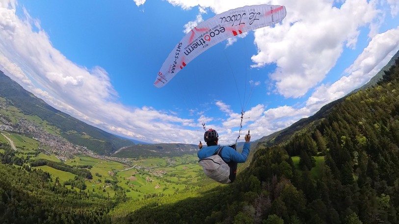 Morane Montavon, parapente