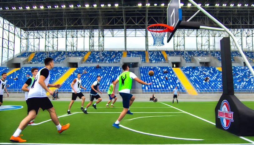 Le mix sportif: footsket (Photo : OpenAI)