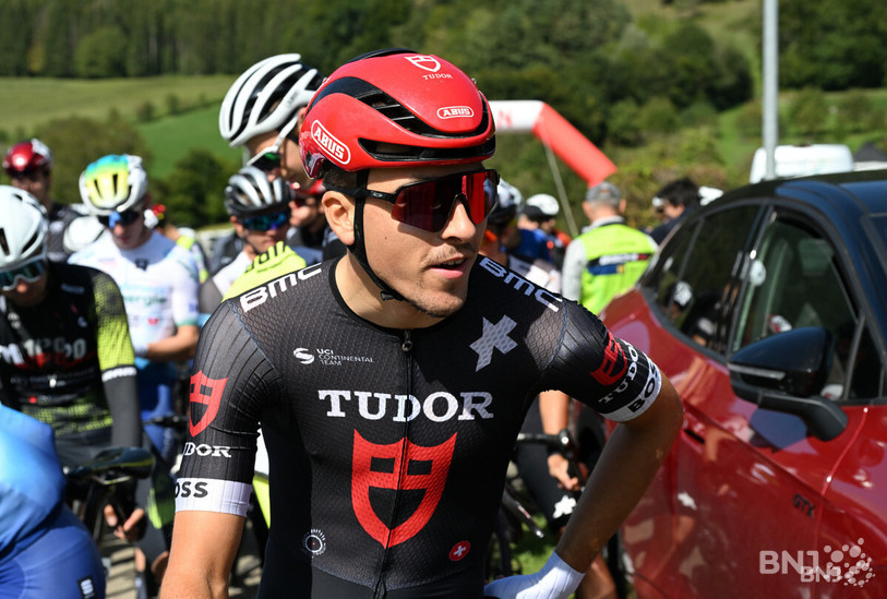 Arnaud Tendon portera le maillot suisse sur les bords du Lac de Zurich, se battant contre les meilleurs coureurs du monde de la catégorie des moins de 23 ans. (Photo : Georges Henz)