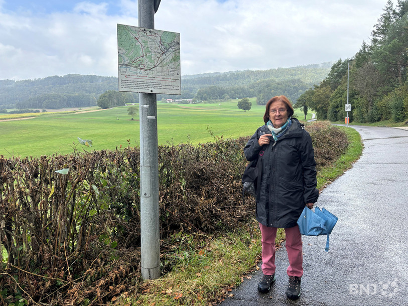Michèle Fringeli est au départ du Chemin de l’Unité.