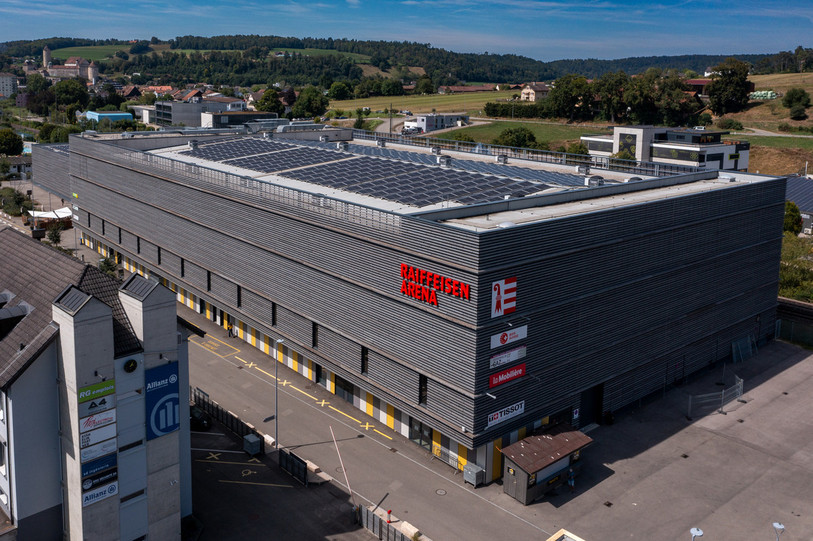 Le SIDP et le HC Ajoie ont trouvé un accord pour une nouvelle convention qui permet au club jurassien de patiner à la Raiffeisen Arena. (Photo : Georges Henz)