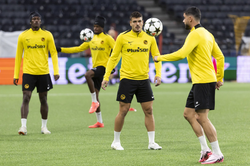 Young Boys entame la Ligue des champions ce mardi soir contre Aston Villa. (Photo : KEYSTONE/Peter Klaunzer)