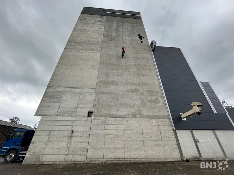 Premier entrainement sur la paroi du Moulin de Vicques.