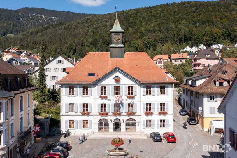 La commission des institutions politiques du Conseil des États soutient l'arrêté fédéral pour le transfert de Moutier dans le Jura. (Photo : Georges Henz).