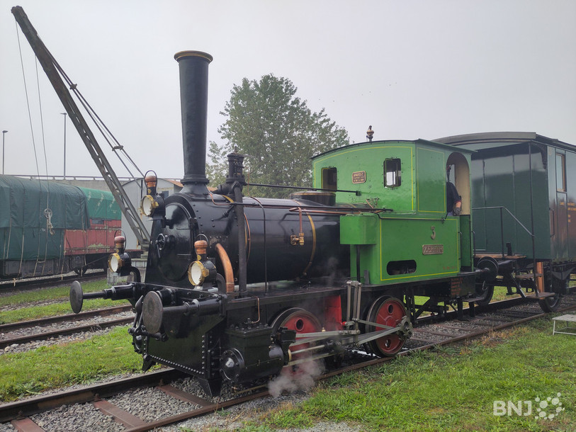La locomotive Zephir, construite en 1874, fêtait ses 150 ans samedi.