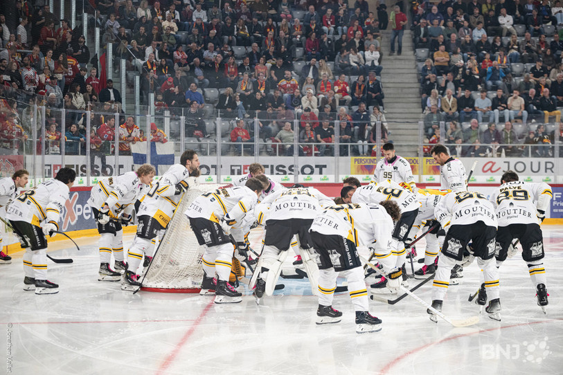Le HC Ajoie retrouvera le championnat ce vendredi avec quelques changements dans son effectif. (Photo : archives/Jonathan Vallat)