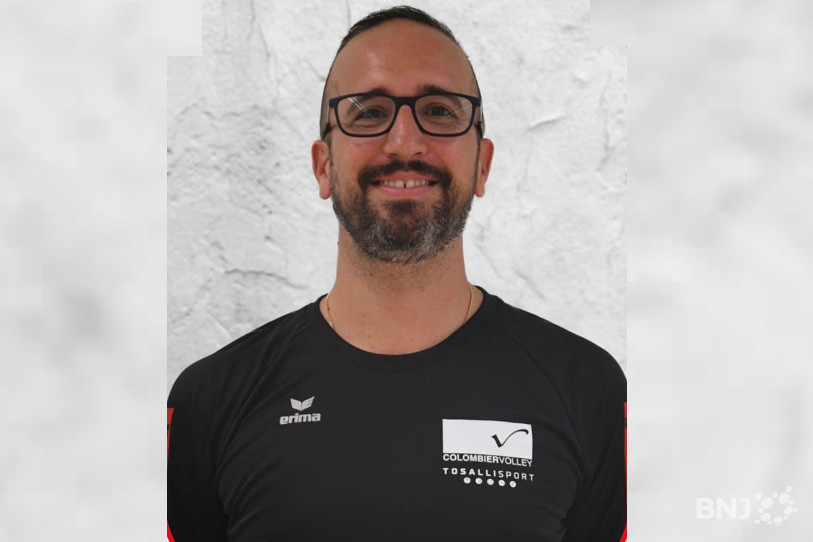 Matteo Cacchiarelli, entraîneur de Colombier Volley 