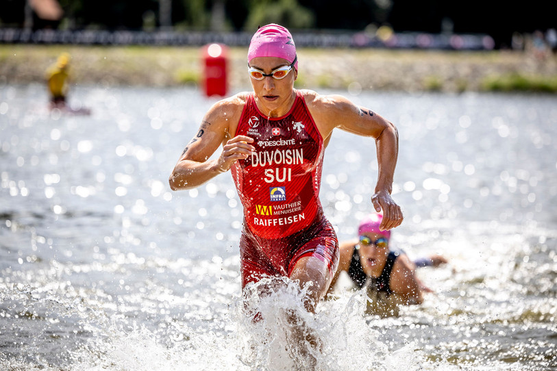 Loanne Duvoisin doit encore apprendre à se placer en natation. (Photo : Carel du Plessis/xterraplanet)