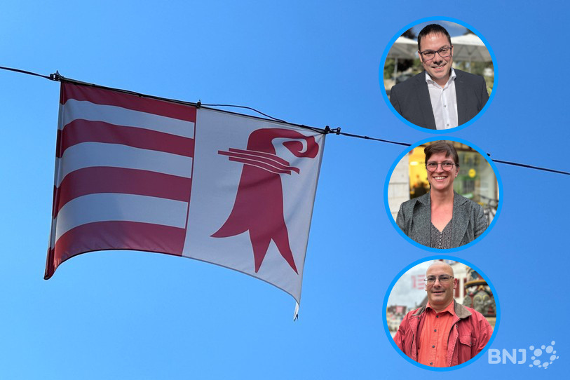 (De haut en bas) : Stéphane Theurillat, Pauline Godat et Pascal Prince ont fait acte de candidature pour l’élection complémentaire au Gouvernement jurassien.