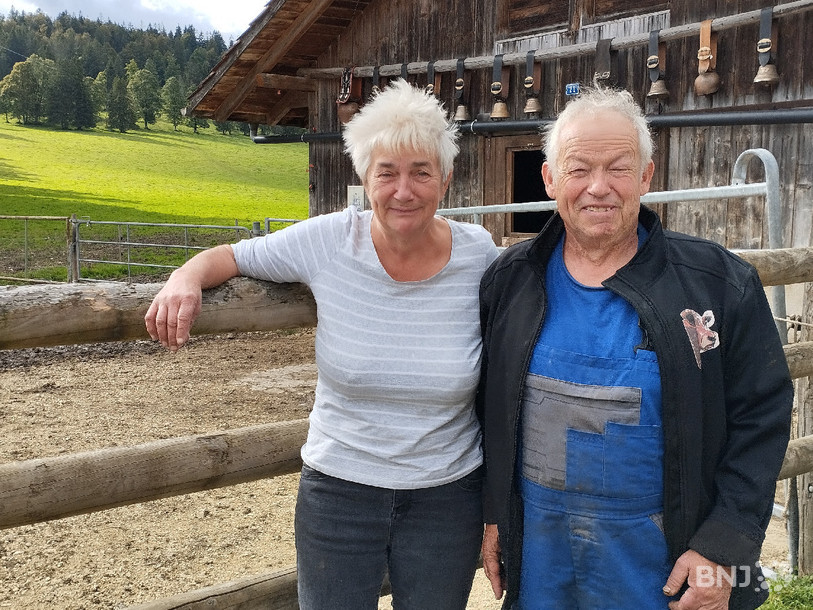 Madeleine et Claude Schmied ont passé leur premier été à la Combe à la Biche.