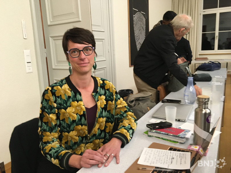 Céline Blaser (CS-POP-Vert-e-s) a réussi à faire passer sa motion sur l'interdiction de la publicité commerciale dans l'espace public à Delémont.