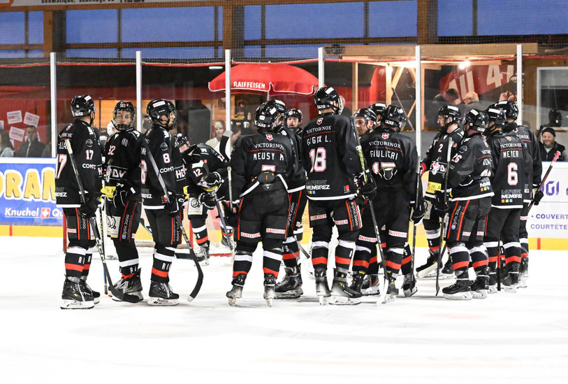 Le HC Delémont-Vallée peut fêter une deuxième victoire en championnat. (Photo : archives/Georges Henz).
