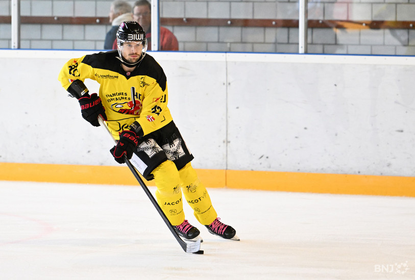 Colin Loeffel a inscrit le dernier but taignon samedi à Bülach. (Photo archives : Georges Henz)