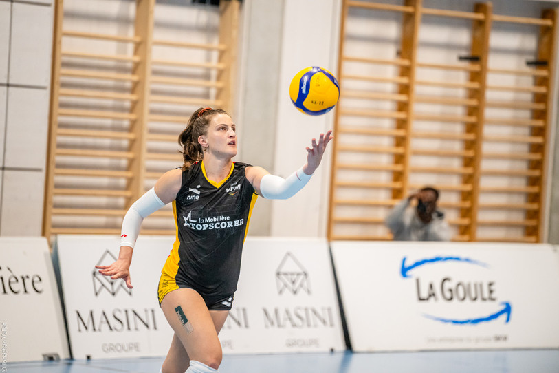 Coralie Varé et le VFM se sont inclinés pour leur dernier match. (Photo : archives Jonathan Vallat)