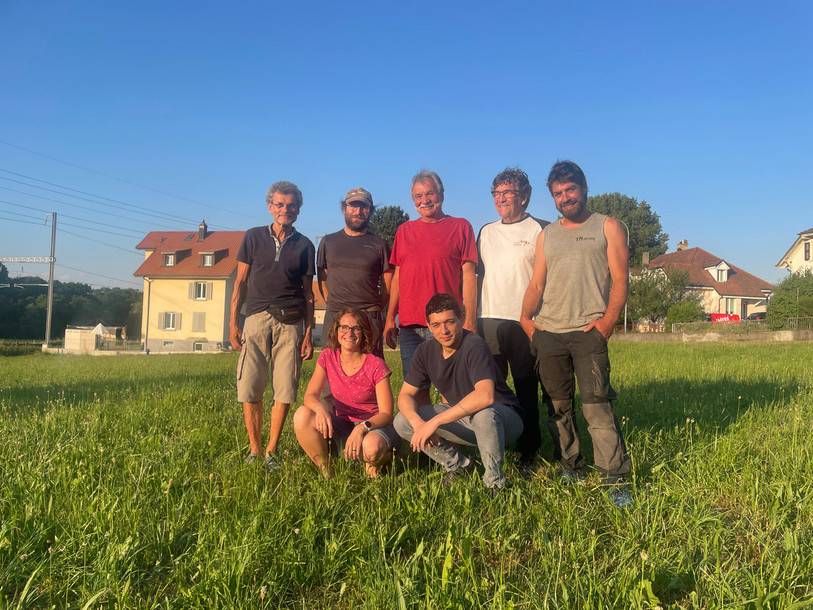 Les membres du comité du Club Vol Libre Jura.