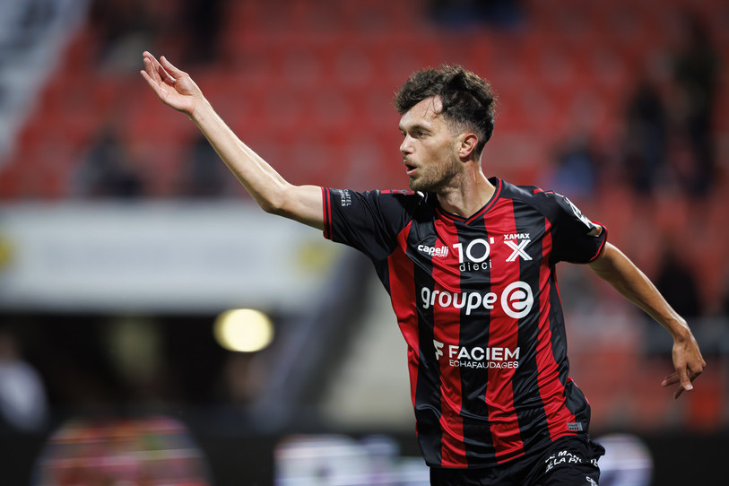 Shkelqim Demhasaj a inscrit son 5e but de la saison. (Photo archives : KEYSTONE/VALENTIN FLAURAUD )