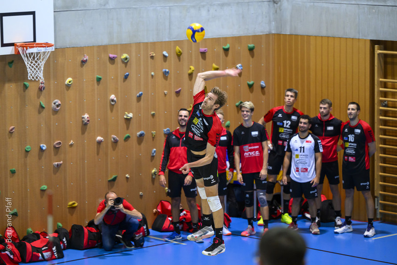 Si Joël Bruschweiler ne jouera plus, il assure la direction technique du club.  (Photo : Bertrand Pfaff)