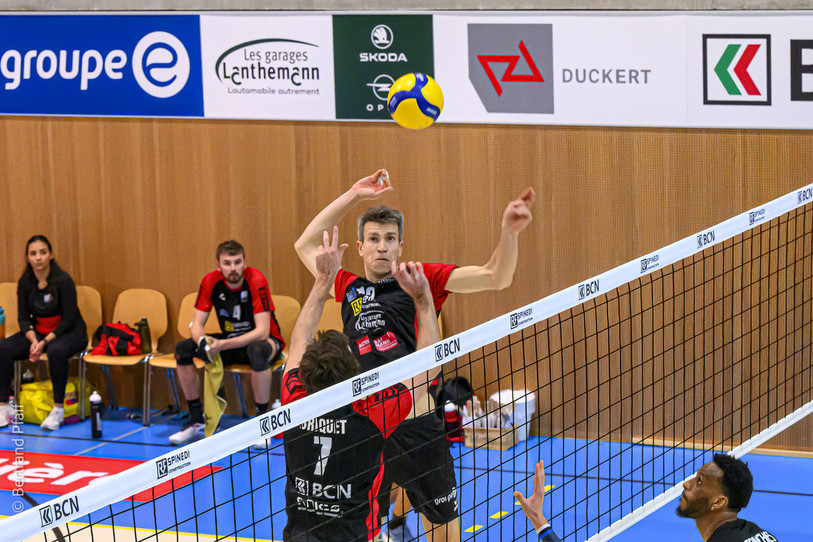 Frédéric Maulat continue l'aventure avec Colombier Volley. (Photo : archives Bertrand Pfaff)