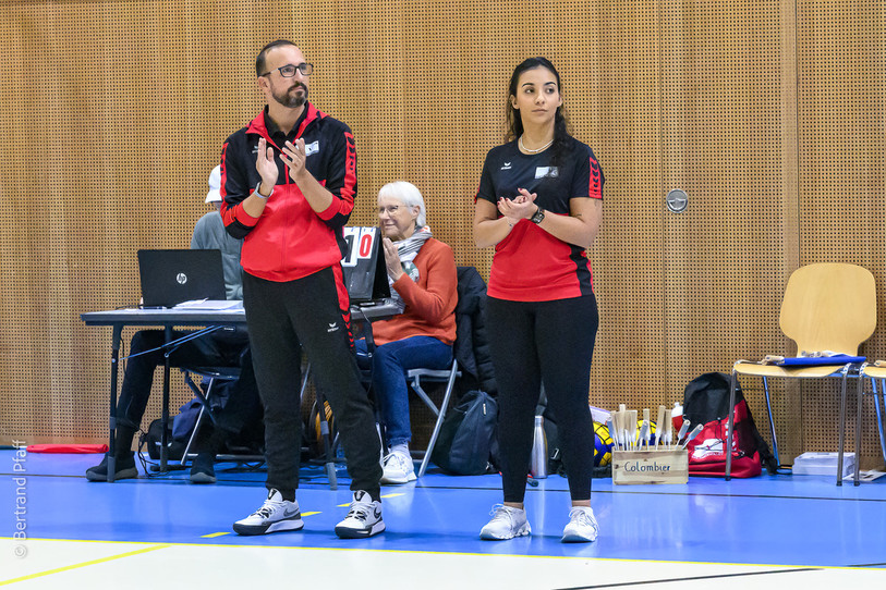 Matteo Cacchiarelli reste à Colombier Volley. (Photo : Bertrand Pfaff)