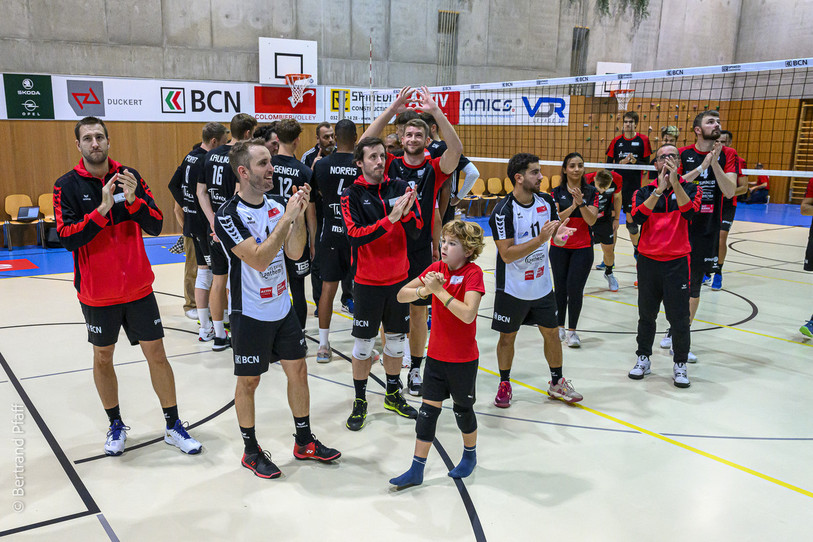 Colombier Volley a battu Sursee 3-0 ce dimanche à domicile. (Photo : archives Bertrand Pfaff)