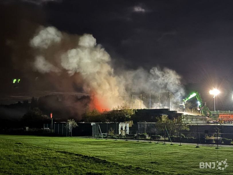 L'incendie s'est déclaré dans un tas de déchets sur le site de Vadec, aux Bulles, à La Chaux-de-Fonds.