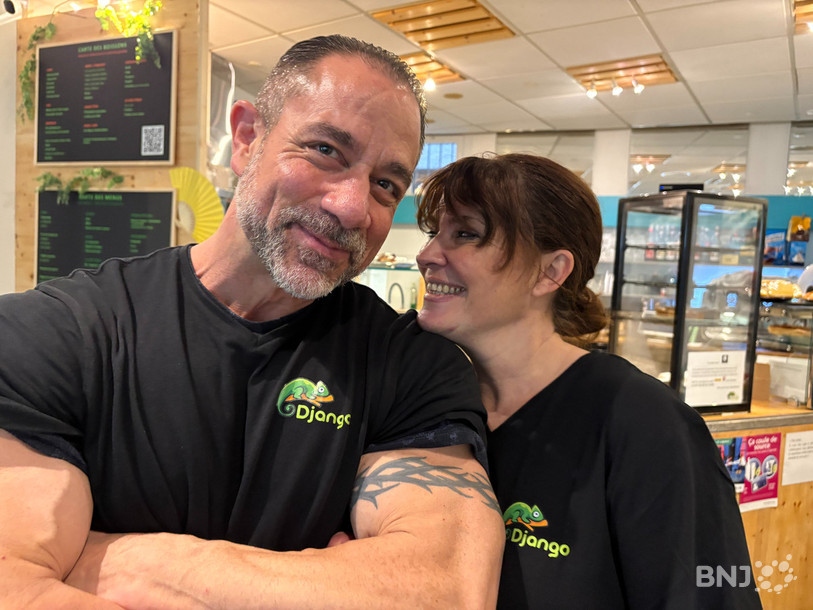 Patrick Müller et sa compagne Olga Garcia ont ouvert le Django, un bar à tapas, au centre-ville de Neuchâtel.