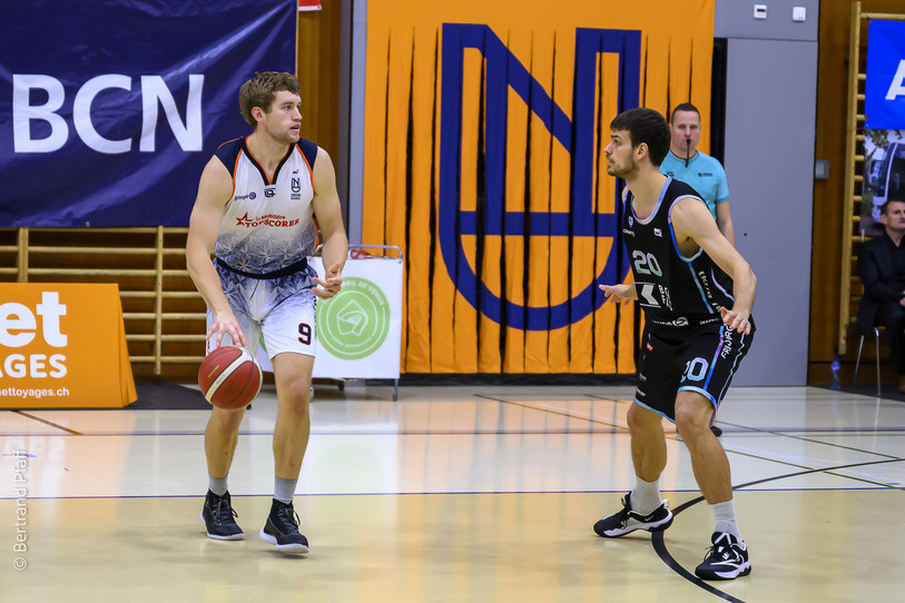 Matthew Dentlinger a tenu son rang samedi. Il termine meilleur compteur de la rencontre avec 18 points inscrits. (Photo: archive Bertrand Pfaff)