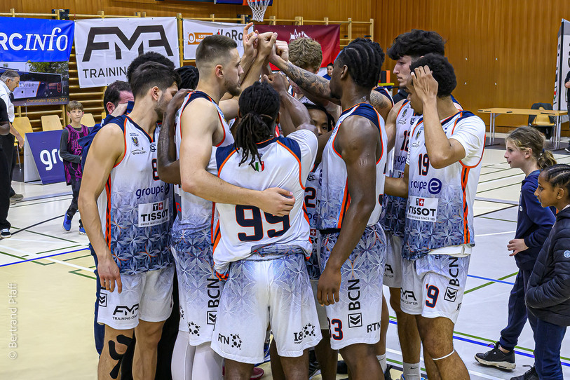 Les joueurs d'Union Neuchâtel auront l'occasion de rejoindre le dernier carré de la Coupe de Suisse en cas de succès face à Lugano. (Photo : Bertrand Pfaff)