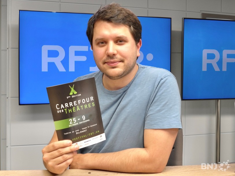 Célien Milani, membre du comité d'organisation du Carrefour des Théâtres