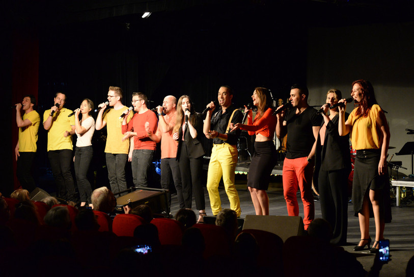 Une douzaine chanteurs notamment révélés dans des émissions télévisées musicales se produiront à Moutier. (Photo : Des chansons plein la tête)
