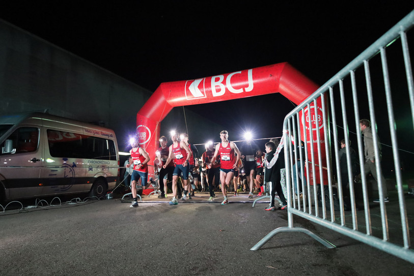 La sixième édition de l'Enjambée nocturne s'est tenu samedi soir à Porrentruy. (Photo : Enjambée nocturne).