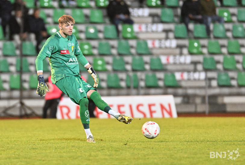 Le gardien des SRD Steven Oberle a dû aller chercher le ballon au fond de ses filets à deux reprises. (Photo : archives Georges Henz).