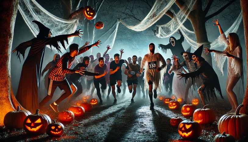 Pour Halloween la peur est à l’honneur. Du coup on essaie de la combattre en courant.