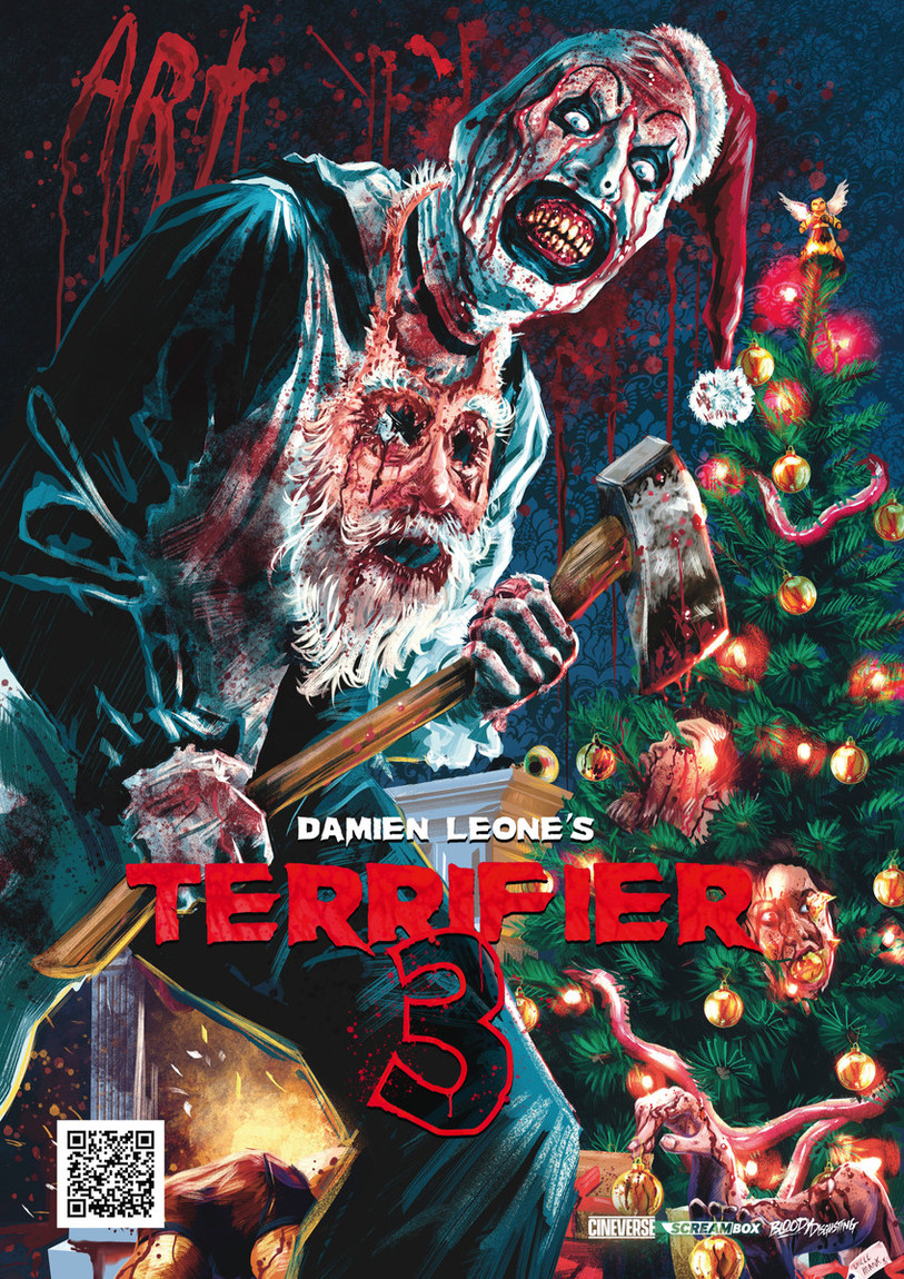 L'affiche du film « Terrifier 3 ». (Image : ECS Editions).