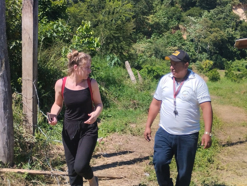 Sur le terrain, Coraline Kaempf a rencontré les différents acteurs de la société bolivienne. (Photo : Acovicruz)