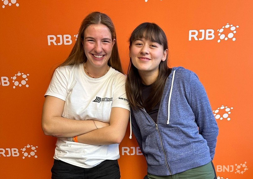 Les deux copines Léa Bolzt et Carla Hilpert fréquentent les skateparcs depuis sept ans. Ensemble, elles ont côtoyé à Rome le gratin mondial du roller freestyle.