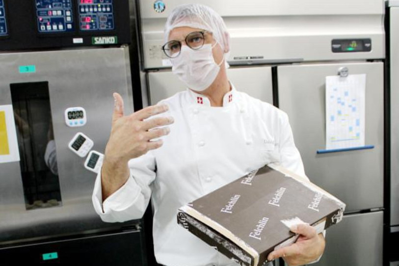 David Parrat a présenté ses produits et ses méthodes au Japon. (Photo : David Parrat.)