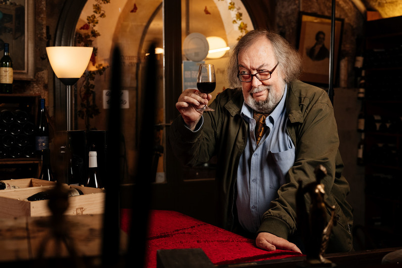 Jean-Philippe Bauermeister dans son antre (Photo : Guillaume Perret).