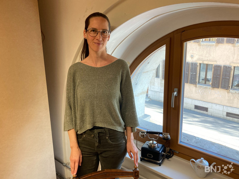 Evodie Zürcher, membre du comité de l’ANPAC, l’Association neuchâteloise de la promotion artistique et culturelle pour les 0 à 6 ans.