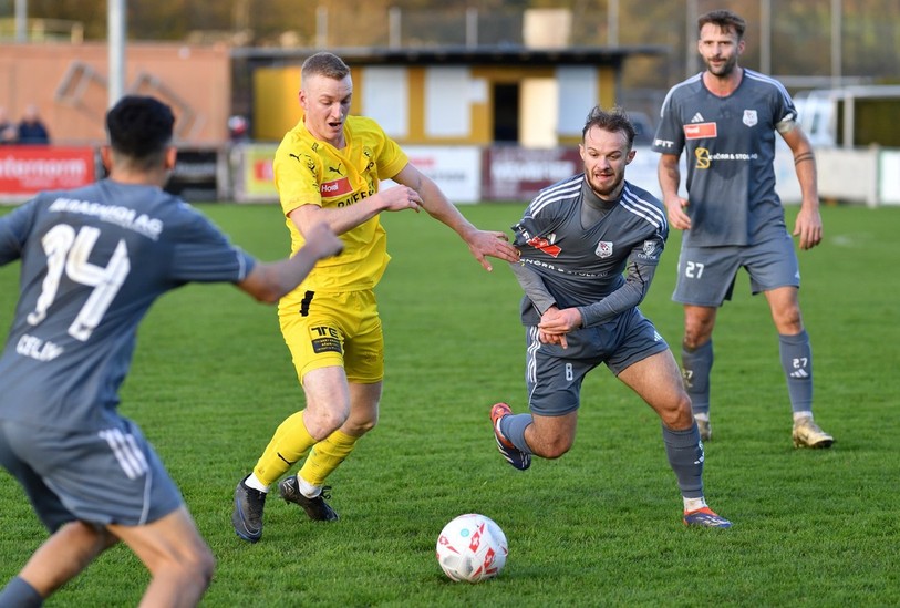 Noël Allemann a ouvert la voie au FC Bassecourt. (Photo: Georges Henz).