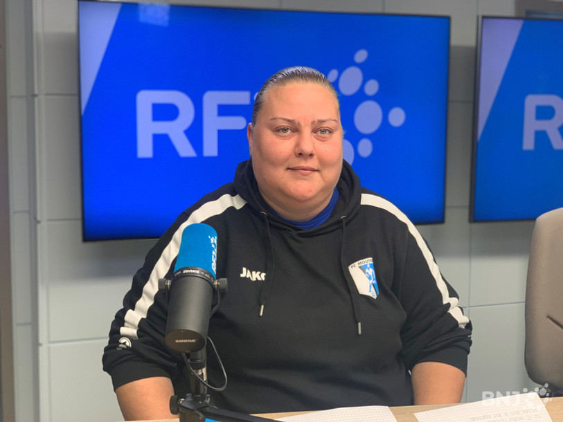 La présidente du FC Moutier Aurore Marchand commente la relégation de la première équipe de son club. (Photo : archives.)