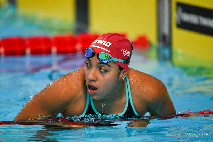 Kalyssa Griffis n'est pas passée loin d'un podium en relais ce week-end. (Photo : archives Roldy Cueto, Fédération suisse de natation)
