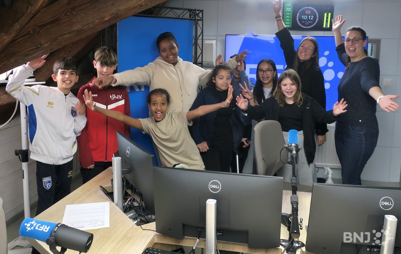 Classe de 7ème à Delémont avec Anastasia et Léonie