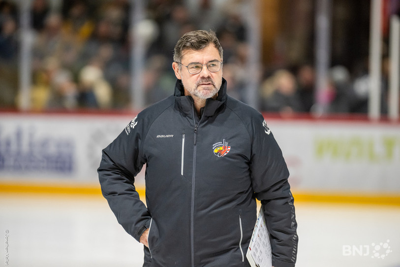 Vincent Léchenne et ses hommes se sont inclinés largement samedi en MyHockey League. (Photo : archives/Jonathan Vallat).