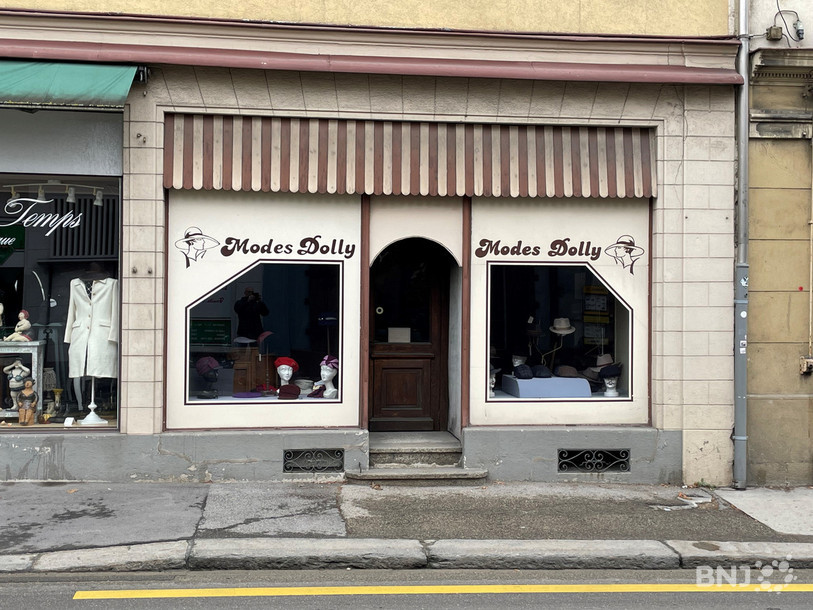 Le magasin que Dolly a tenu pendant 67 ans en vieille ville de La Chaux-de-Fonds.